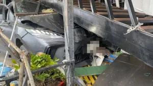 Woman killed after car crashes into Phuket pharmacy