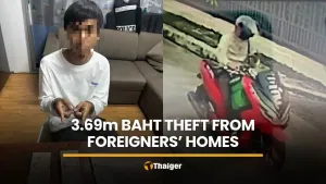 Phuket delivery rider arrested over alleged B3.69m thefts from foreigners’ homes