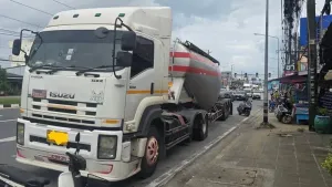 No charges filed after Phuket trailer wheel leaves motorcyclist critical