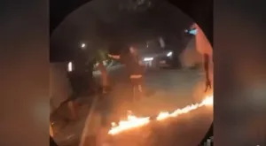 Foreign national fined after fire lit in Cherng Talay street