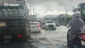Flooding disrupts travel across three Phuket districts
