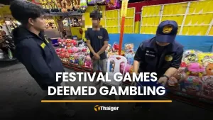 Man arrested after Phuket officials deem festival games gambling