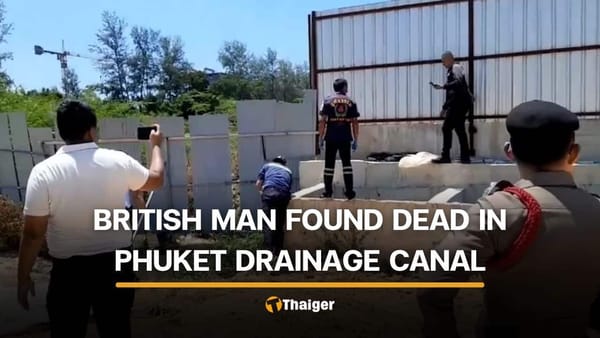British man found dead in drainage canal near Phuket beach