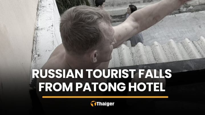 Russian tourist left severely injured after Patong hotel fall