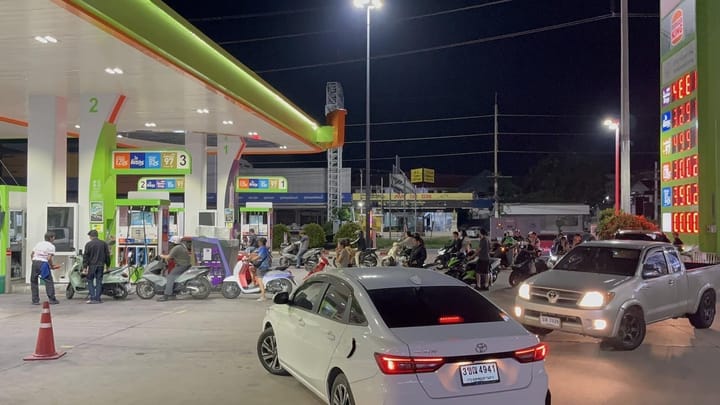 Thailand Raises Fuel Prices by 6 Baht per Litre from March 26th as Middle East Tensions Drive Up Global Oil Costs