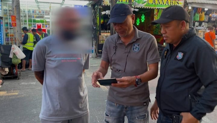 Phuket Tourist Police Investigation Team Shows Off! Uses AI Cameras for Facial Recognition to Arrest French Man Overstaying Visa