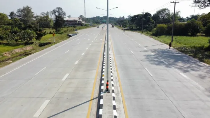 Completed! Expansion of Highway 215 to 4 lanes connecting Roi | Phuket