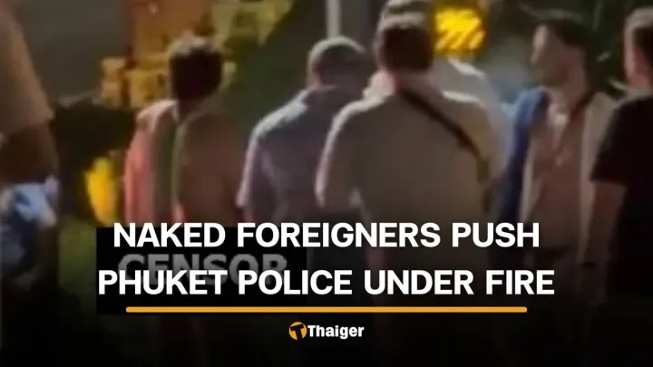 Empörung wächst, nachdem 2 Ausländer nackt auf einer Straße in Phuket unterwegs waren