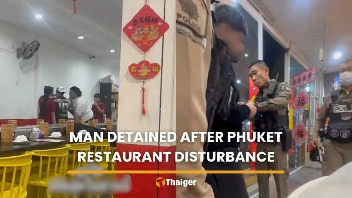 Иностранный мужчина задержан после драки в ресторане Patong в Phuket