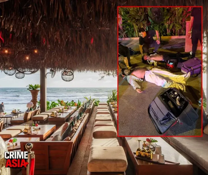 Indian man dies after group collapses at Kamala beach cafe in | Phuket