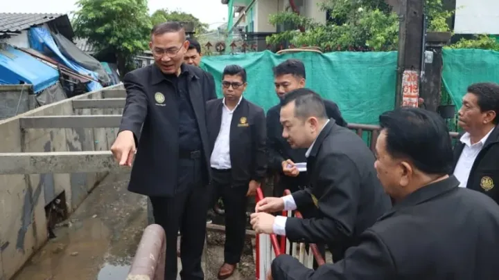 PM’s office inspector presses Phuket flood-control work in