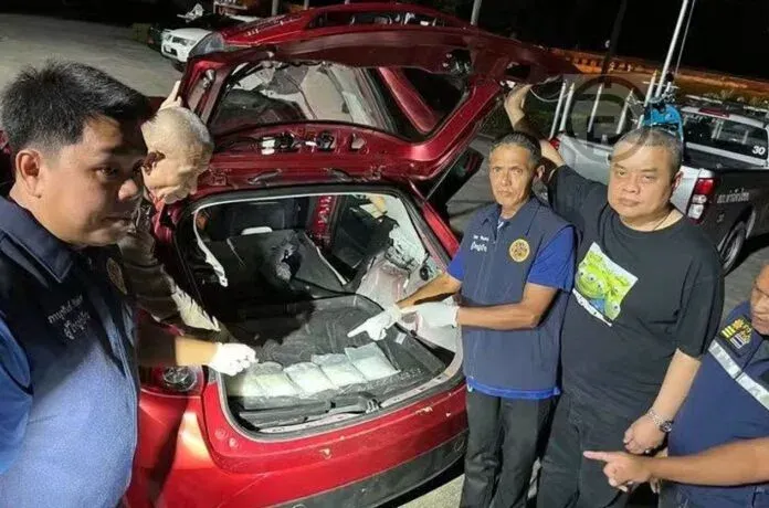 One Kilogram of Crystal Meth Seized at Phuket Checkpoint