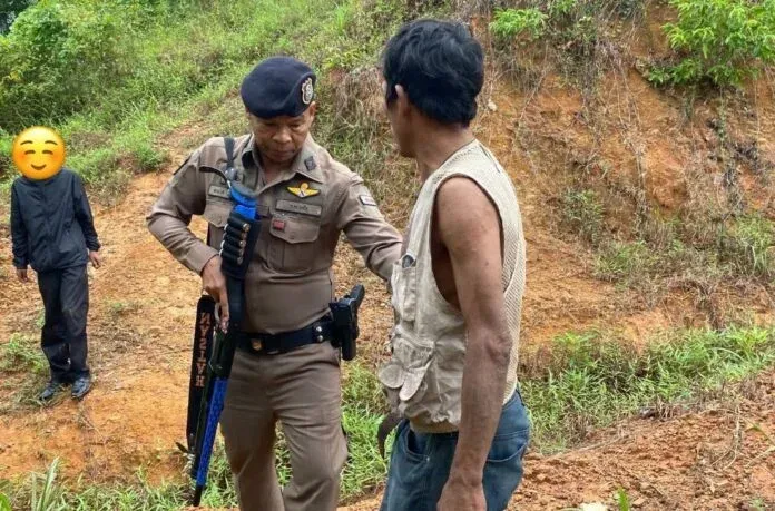Police arrest two men at Koh Kaew construction site over alleged electrical wiring theft
