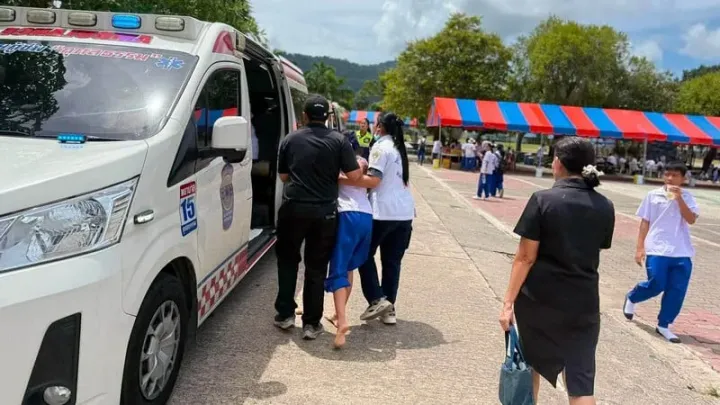 Three Phuket students hospitalised after falling ill at school