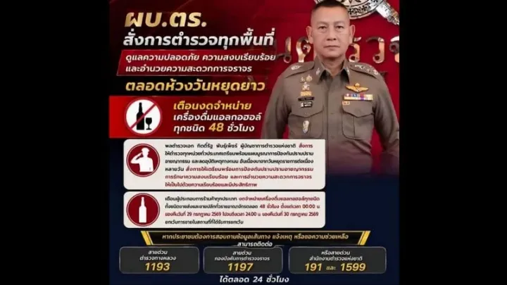 48-hour alcohol sales ban under way in Phuket and nationwide