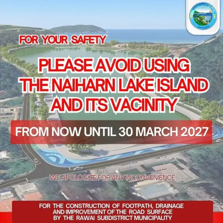 Nai Harn Lake redevelopment to restart with restricted access during works