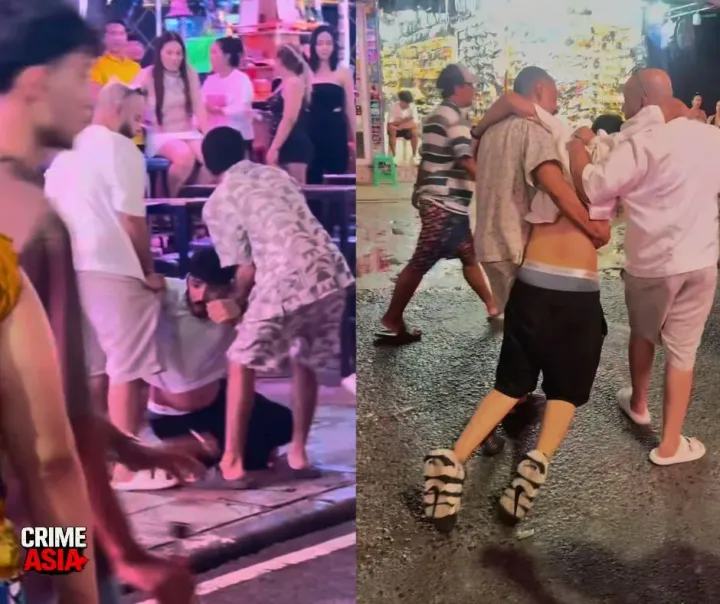 Video shows security guards allegedly beating foreign tourist outside Phuket nightclub