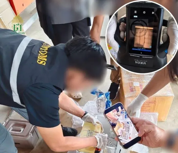 Phuket customs officers seize drugs worth B25.15 million from courier parcels