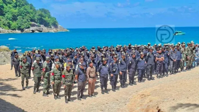 Officials lead operation to reclaim Phuket’s Nui Beach