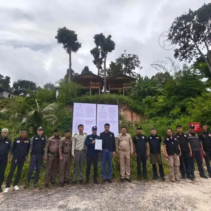 Phuket orders removal of 22 structures from Freedom Beach forest reserve
