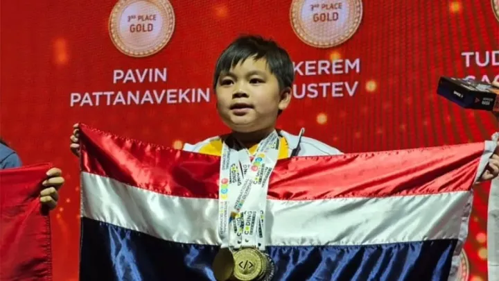 Phuket nine-year-old wins two global coding titles in Rome