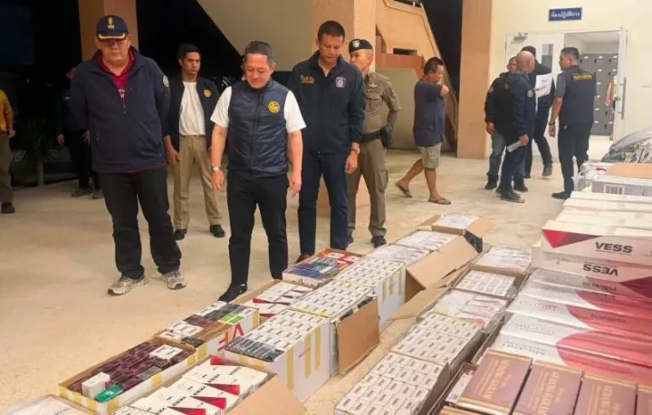 Phuket raid seizes 188,444 smuggled cigarettes