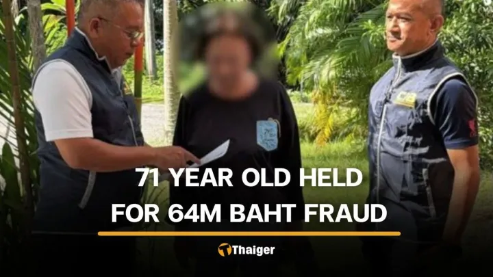 Phuket police arrest 71-year-old woman over alleged B9m gambling fraud