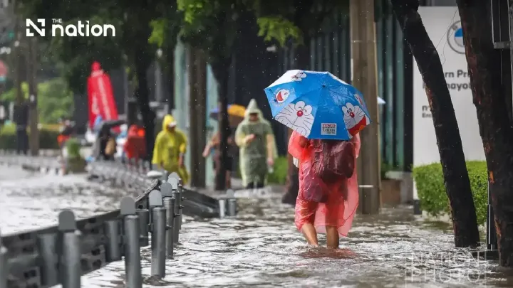 TMD forecasts rain across 70% of Bangkok area on Sept 28