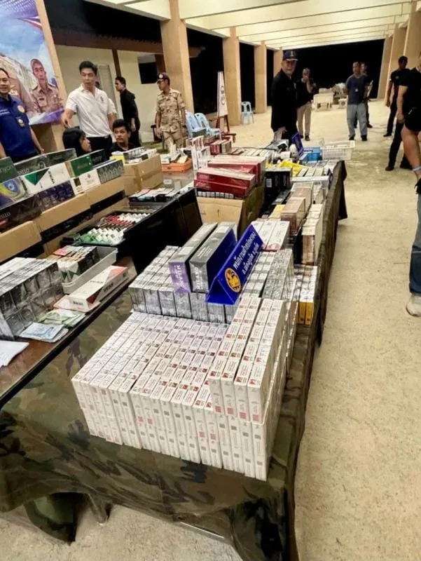 More than 3,000 cigarette packs seized in Phuket raids