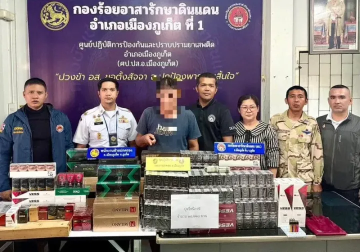 More than 22,000 illegal cigarettes seized in Koh Kaew raid