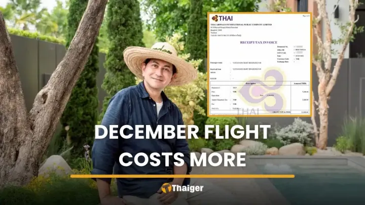 Thai actor questions 5,050 baht airport departure tax on flight