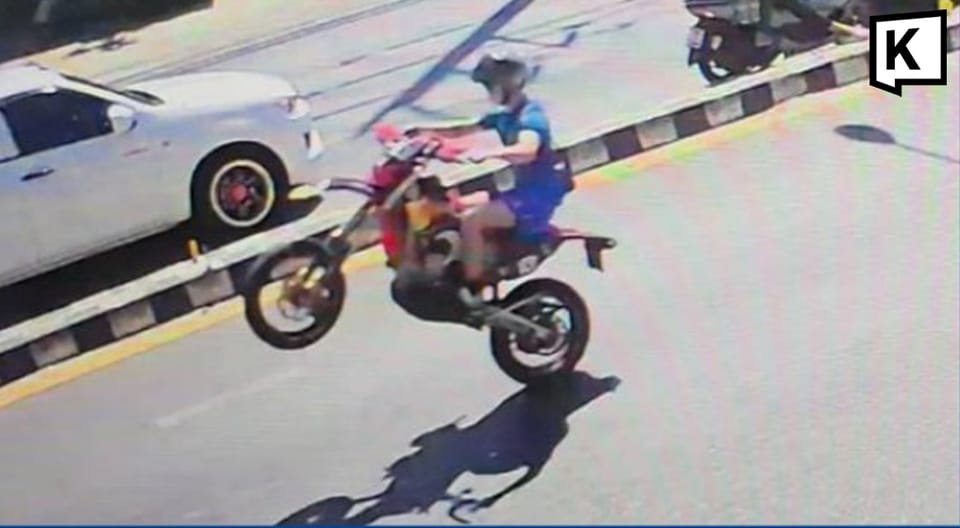 Phuket police arrest two foreigners for bike stunts