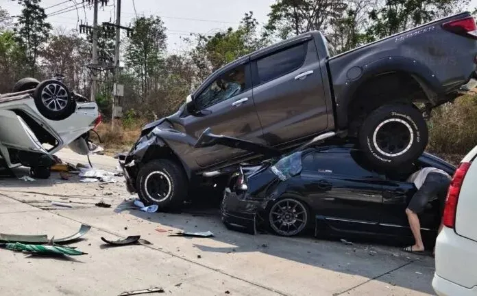 Thailand Reports Total of 154 Deaths in Four Days of Songkran Seven Days of Danger Road Campaign