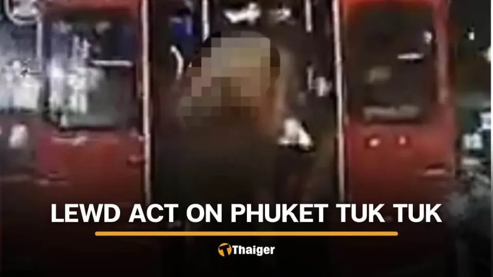 Touristen kritisiert, nachdem sie sich aus einem Phuket-Tuk-Tuk entblößt hatten
