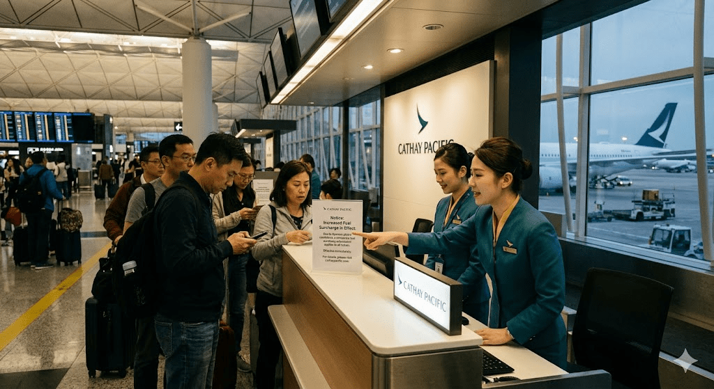 CX increases fuel surcharges