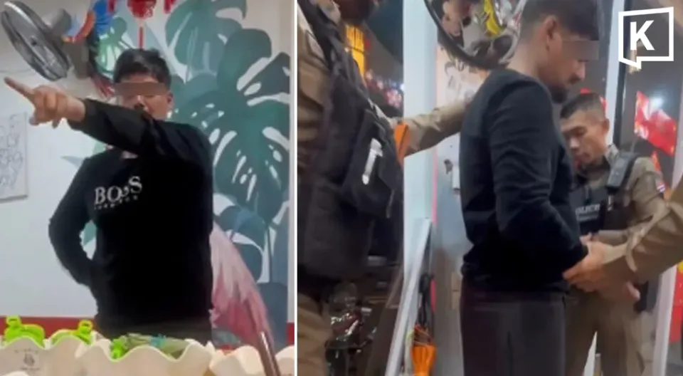 Foreign man causes disturbance at Patong shabu restaurant