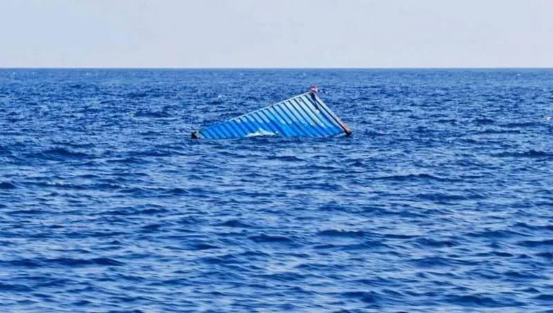 Floating container off Phuket poses risk to boats