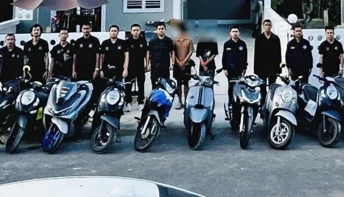 警方突袭 Phuket 非法车辆典当网络，查获 19 辆车辆