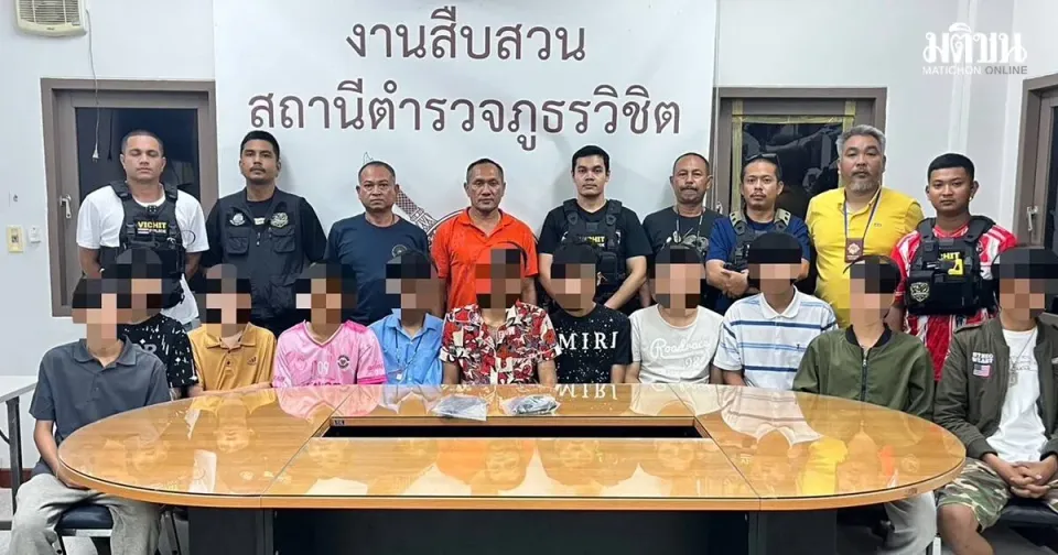 La police de Phuket renvoie 2 jeunes devant le tribunal dans une affaire de tentative de meurtre, 11 autres ont moins de 17 ans