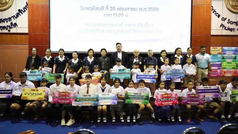 Phuket foundation awards B608,250 in scholarships to 238 students