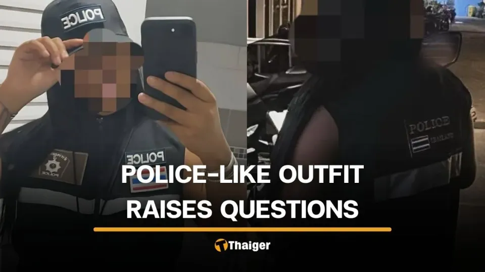 Phuket residents call for probe after foreign woman posts images in police-style outfit