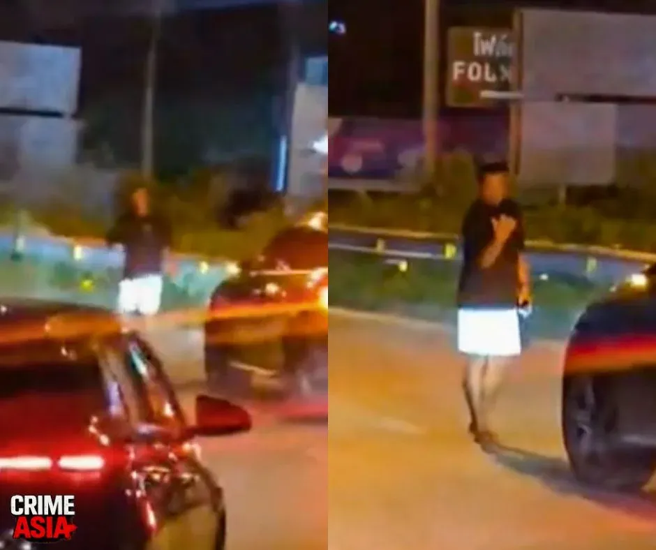 Intoxicated Foreigner Walks Into Traffic on Phuket Road, Sparking Outrage
