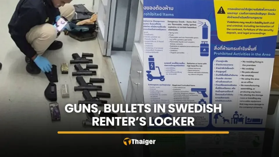 Unpaid Patong storage locker reveals 5 guns and 100 rounds of ammunition