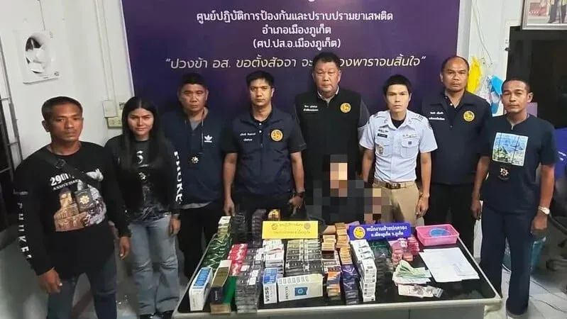 Teen arrested after 7,560 illegal cigarettes seized in Phuket raid