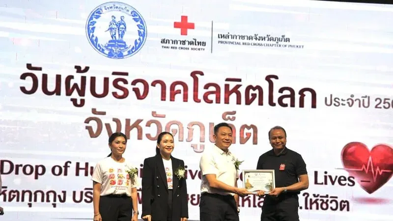 Phuket würdigt Blutspender am Weltblutspendetag