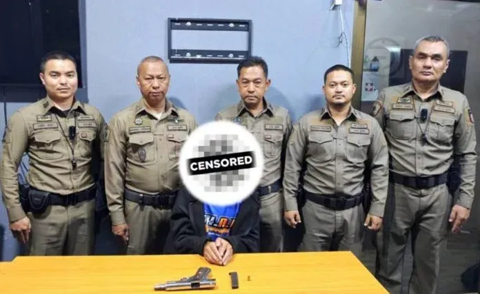 Myanmar Man Arrested With Homemade Gun on Bangla Road in Patong