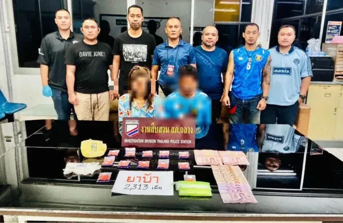Police seize 2,313 meth pills in Thalang anti-drug operation