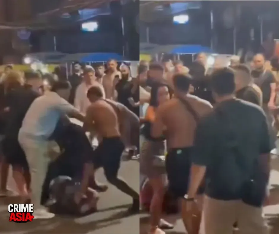 Two groups of foreign tourists brawl in Phuket nightlife street