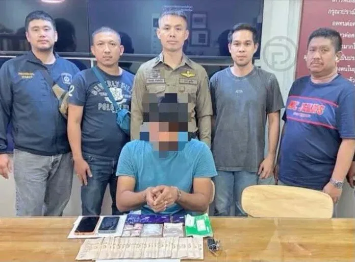 男子在芭東酒店被捕，起獲903顆冰毒錠