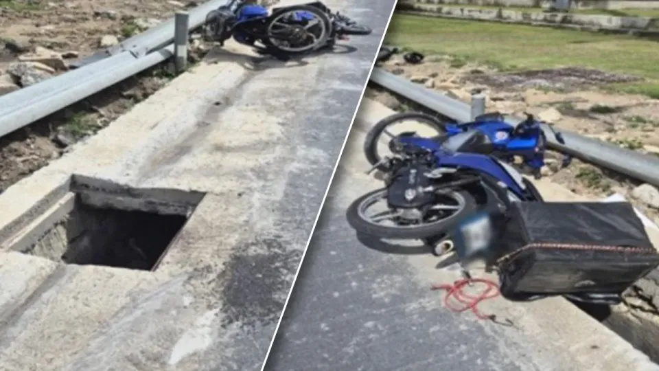 普吉島送餐騎士騎車掉入未加蓋排水溝身亡